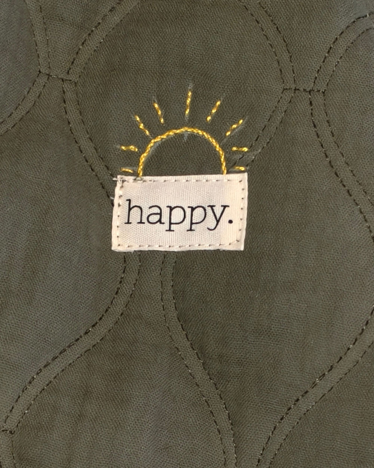 Jacke für den Übergang, Steppjacke aus Musselin, olive