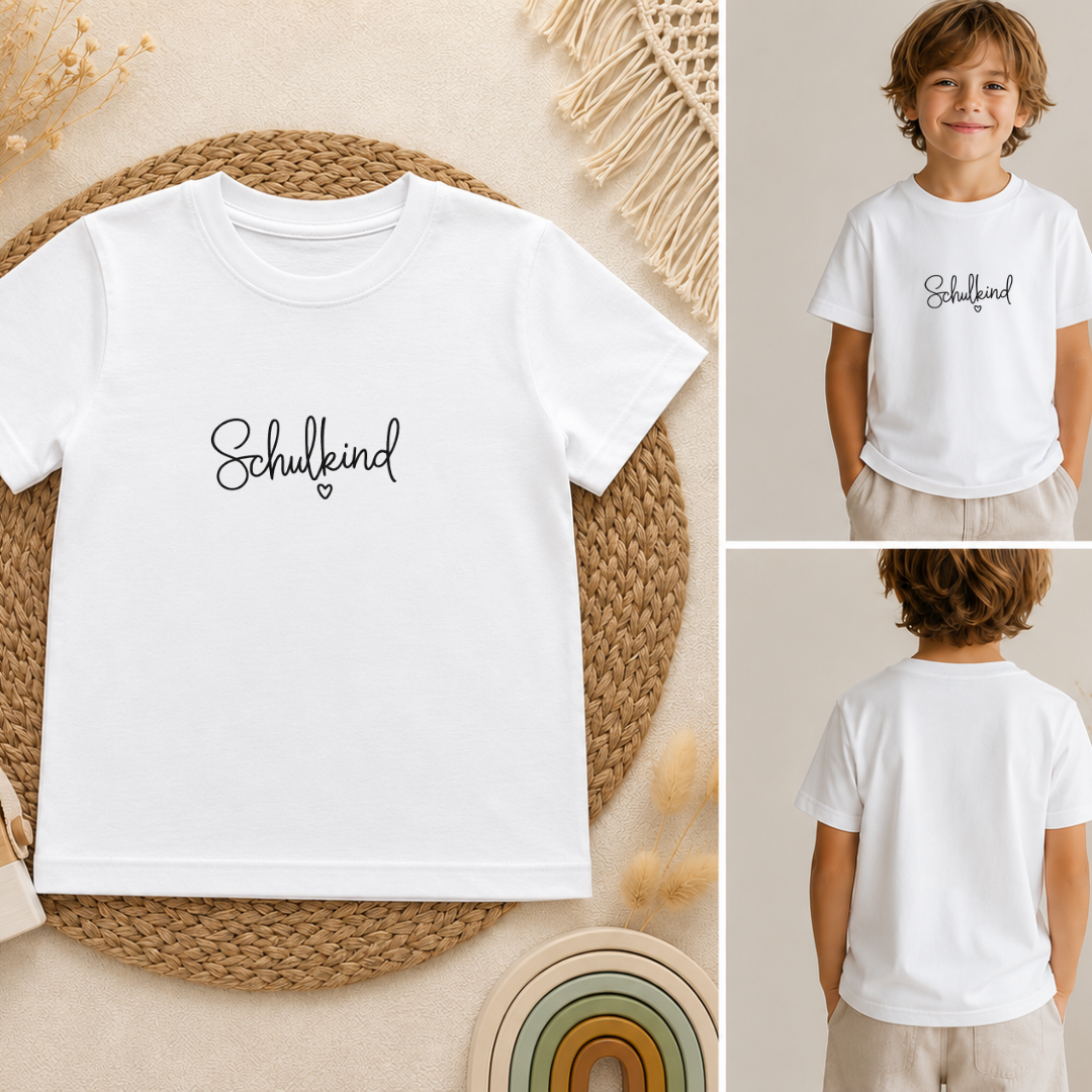 T- Shirt weiß, Schulkind