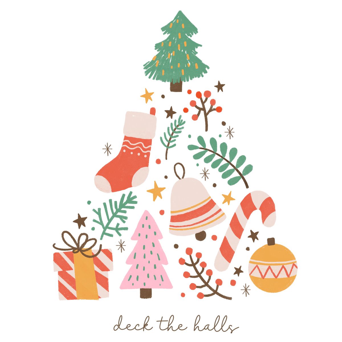 Bügelbild Weihnachtsbaum