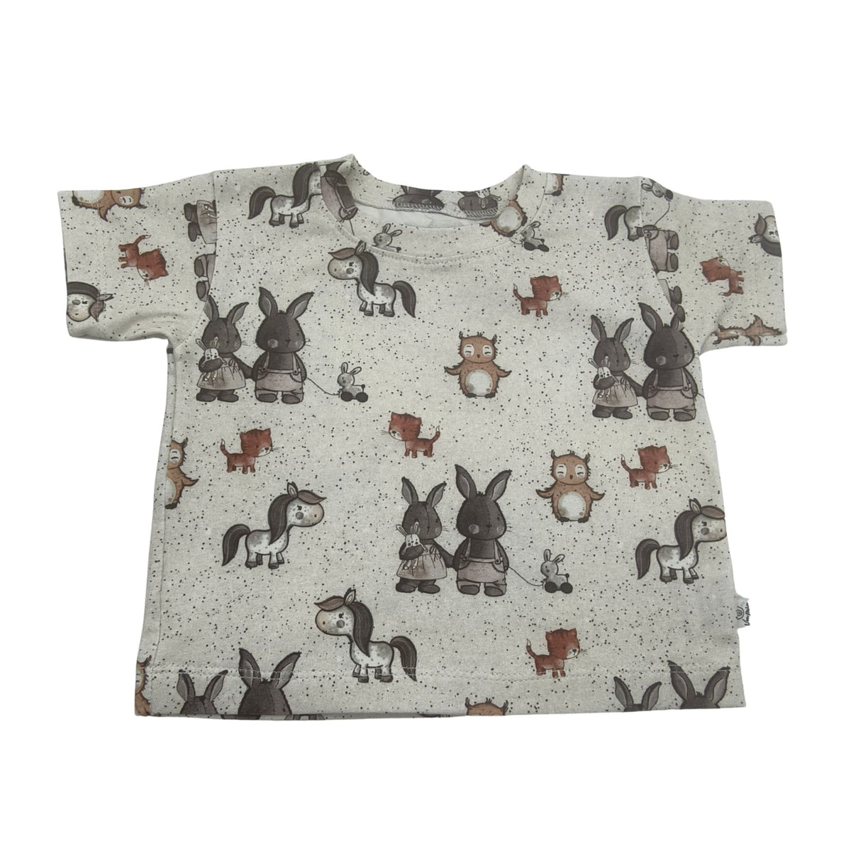 T- Shirt beige, meine ersten Freunde