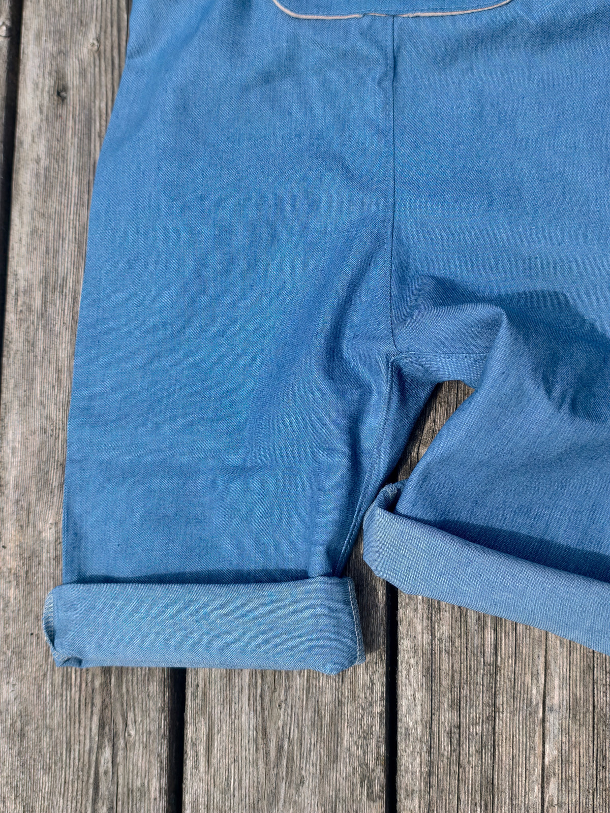 Latzhose "Happy", blau