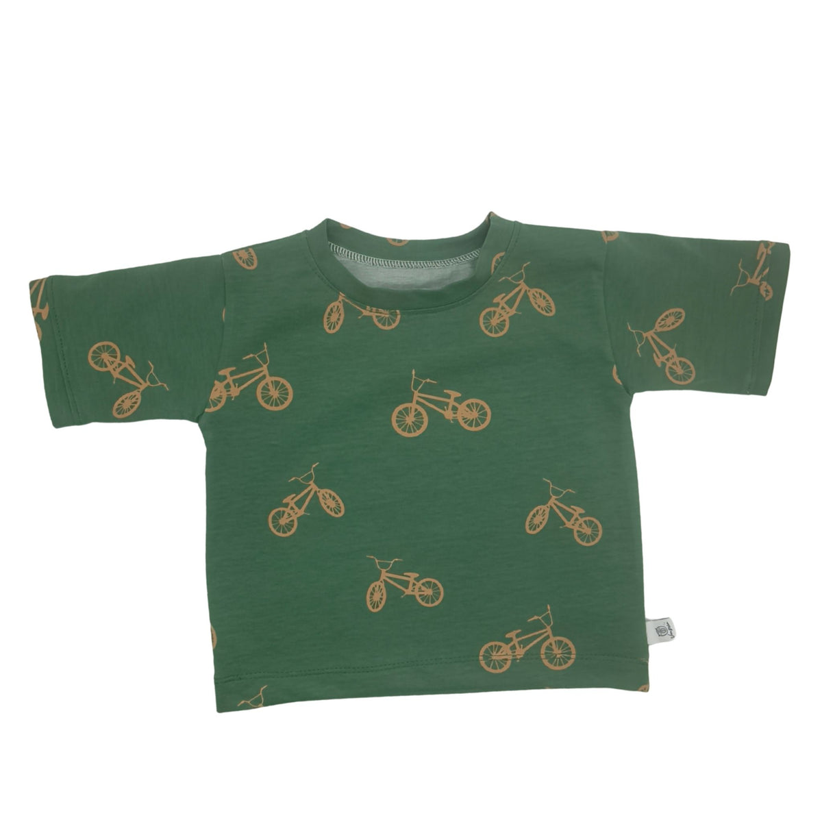 T- Shirt kurz, grün, Mountainbike