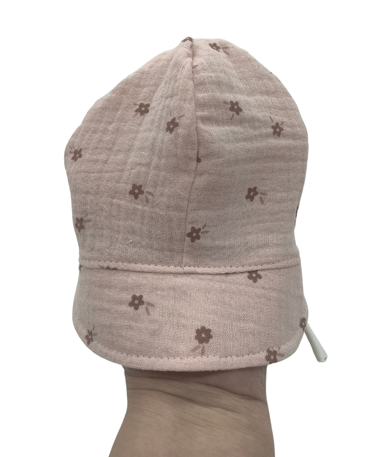 Sommerhut hellrosa, Blumen, einlagig