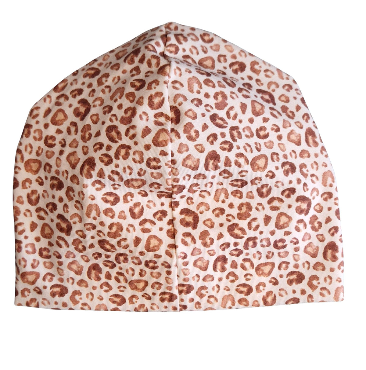 Beanie gefüttert, beige braun Leo