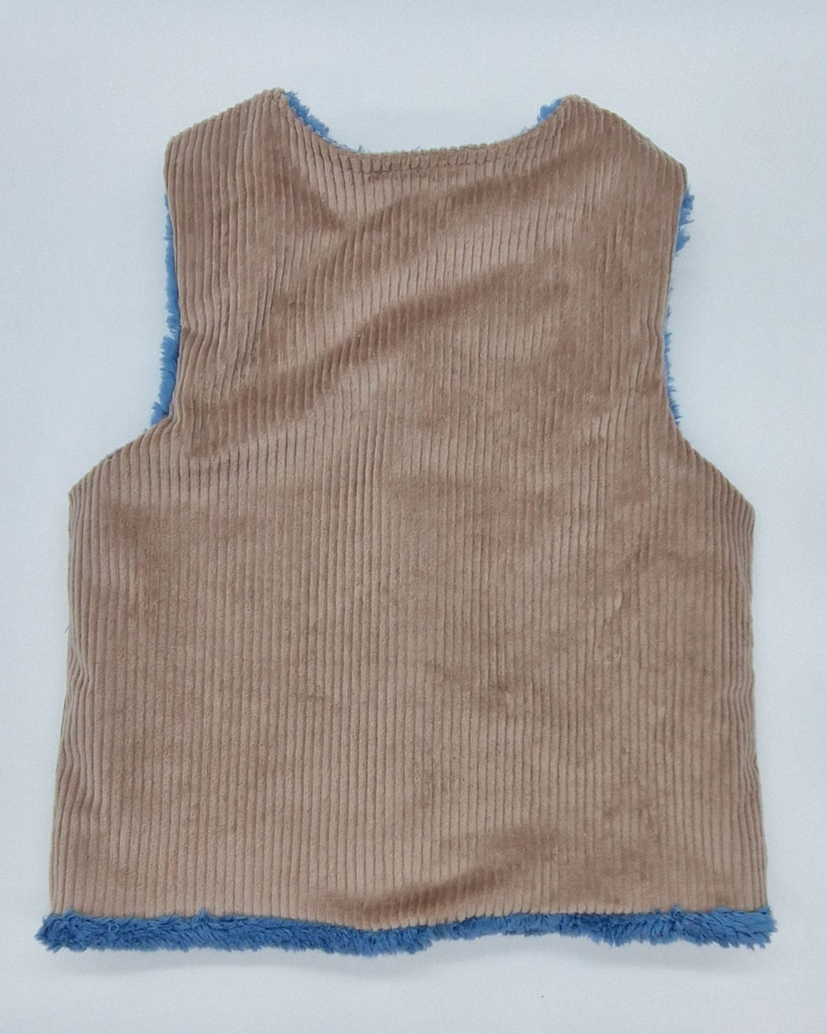 Weste, beige Cord "Frechdachs"