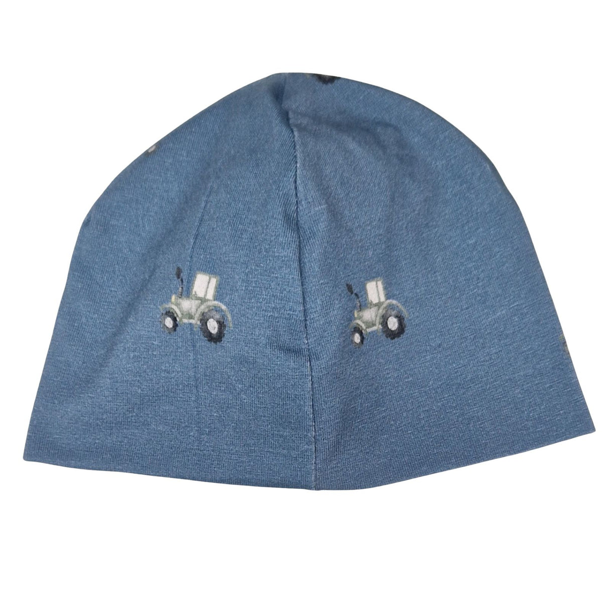 Beanie gefüttert, blau Traktor