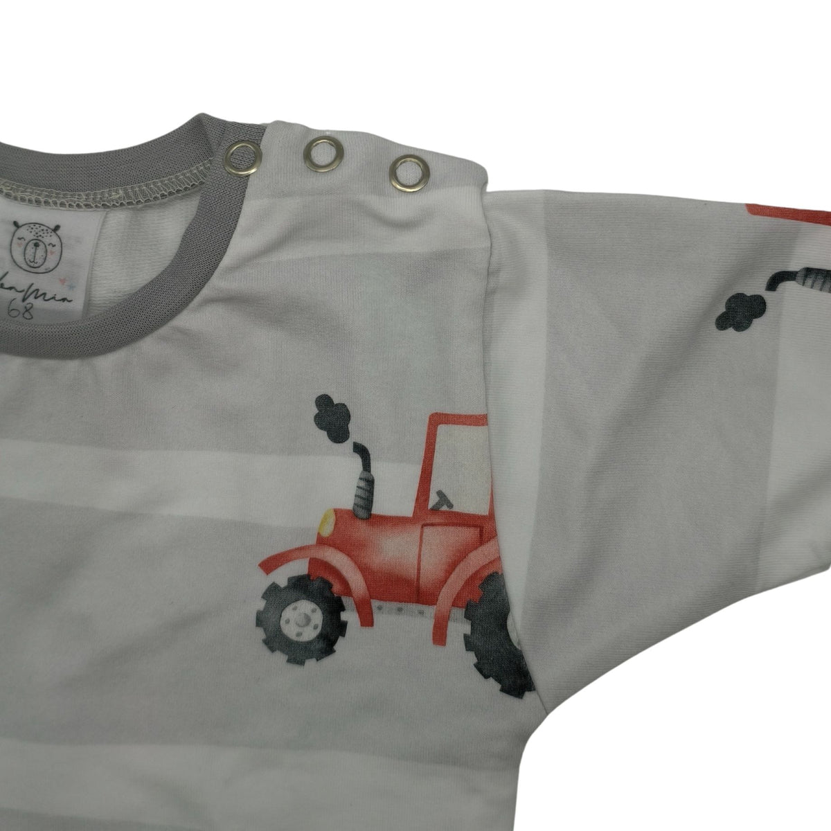 Sweater weiß, Traktor