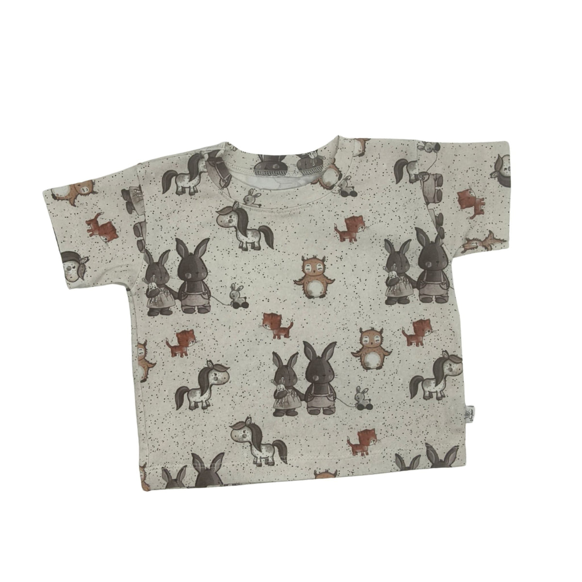 T- Shirt beige, meine ersten Freunde