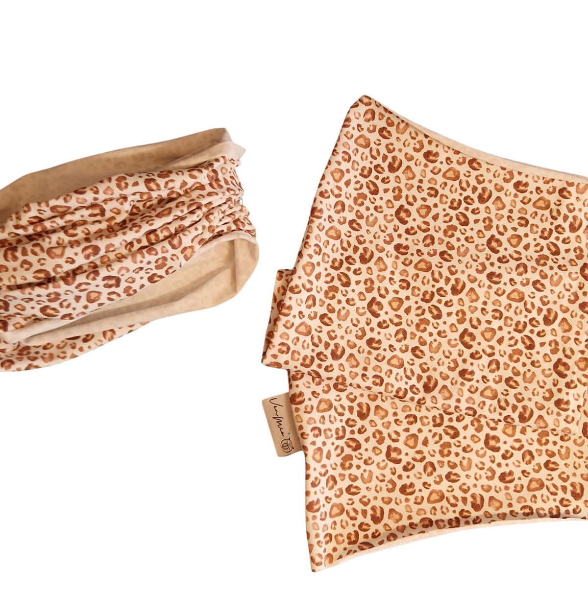 Loop beige braun Leo