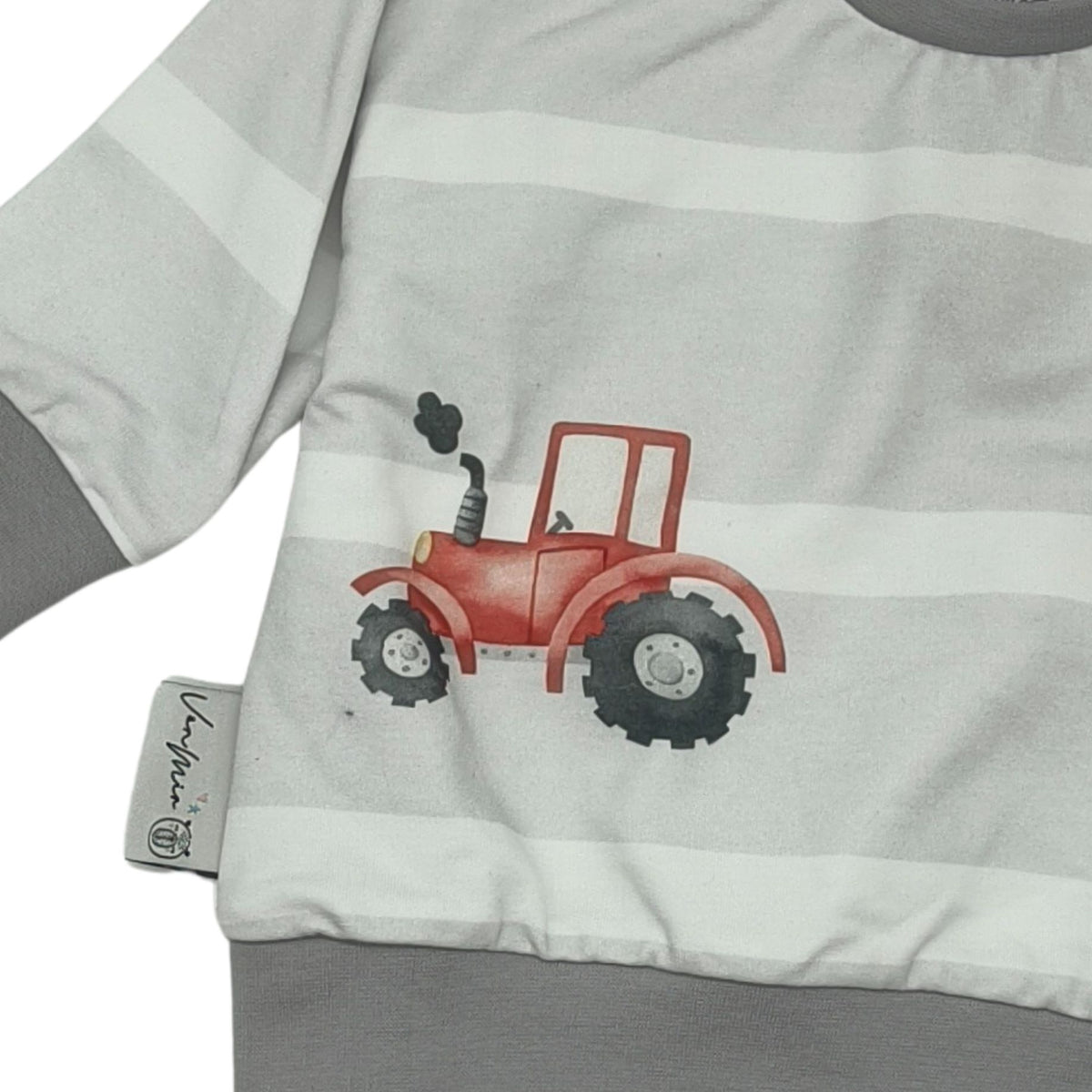 Sweater weiß, Traktor