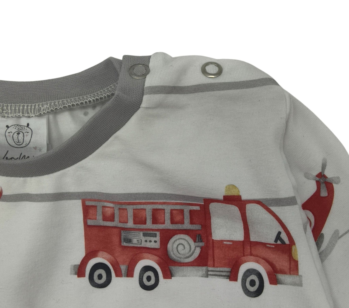 Sweatshirt weiß, Feuerwehr