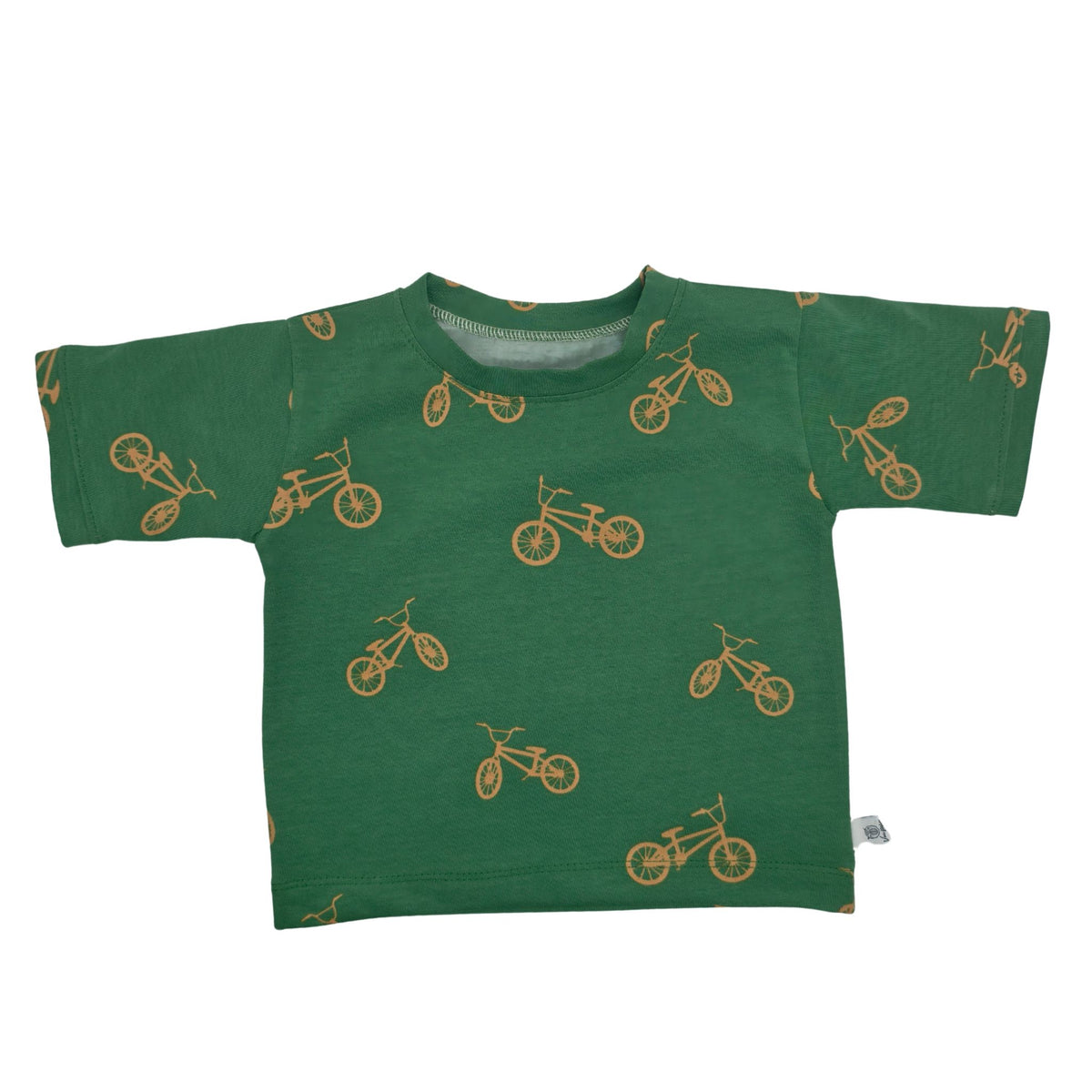 T- Shirt kurz, grün, Mountainbike