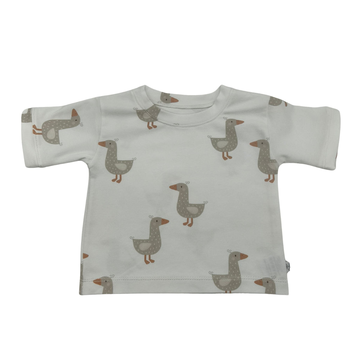 T- Shirt weiß, Gänse
