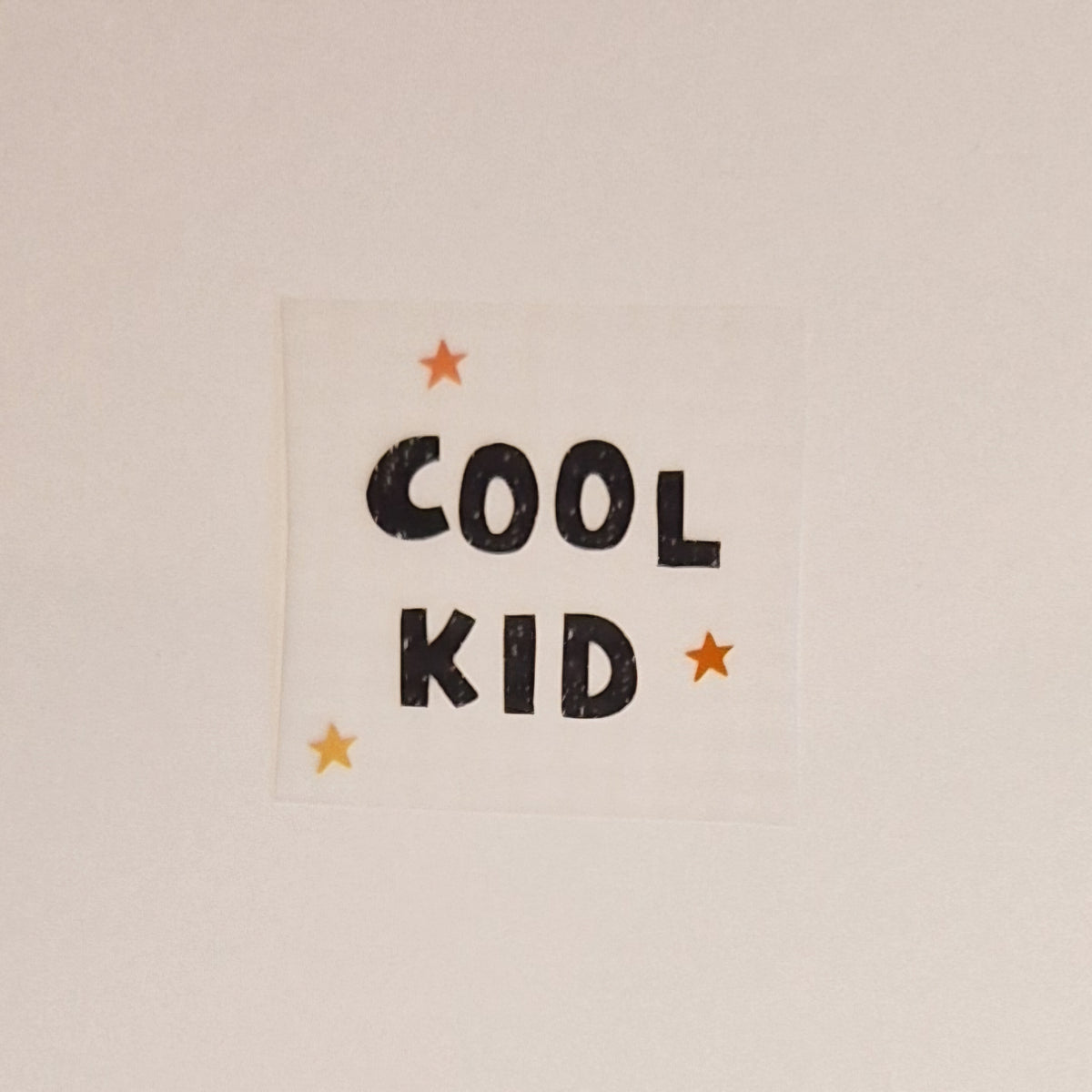 Bügelbild "cool Kid" mini