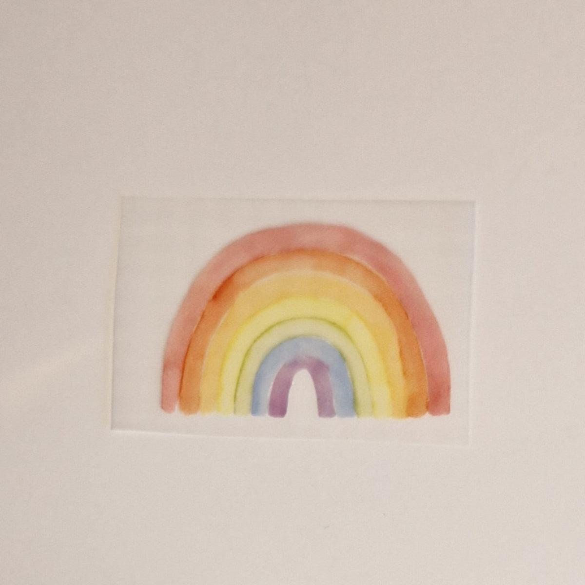 Bügelbild Regenbogen mini