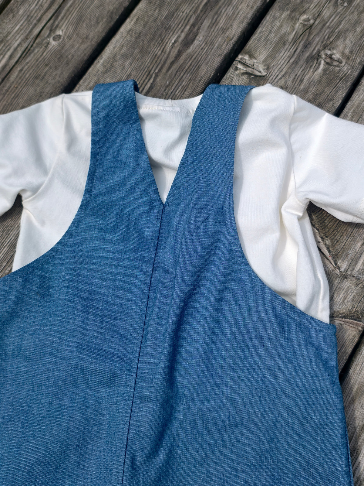 Latzhose "Happy", blau
