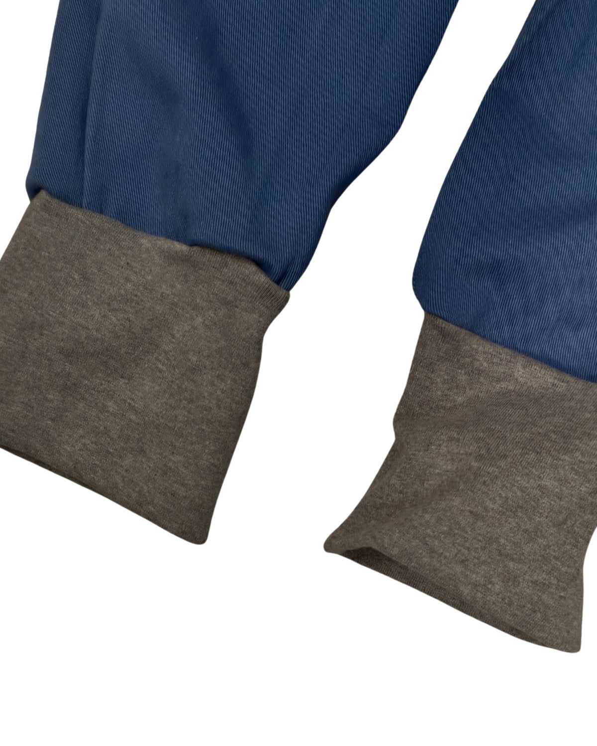 Quatsch-Matsch-Hose blau, dunkelgraue Knie