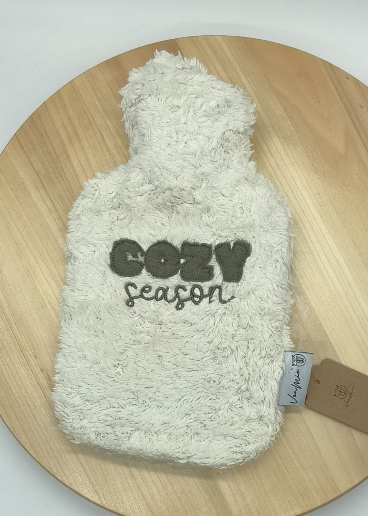 Hülle für Wärmflasche aus Naturkautschuk - natur - cozy