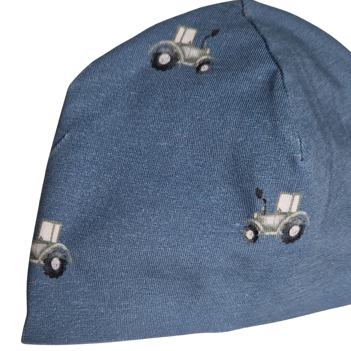 Beanie gefüttert, blau Traktor
