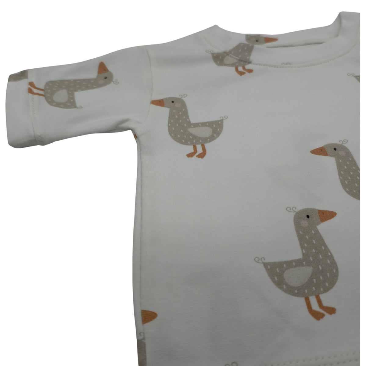 T- Shirt weiß, Gänse