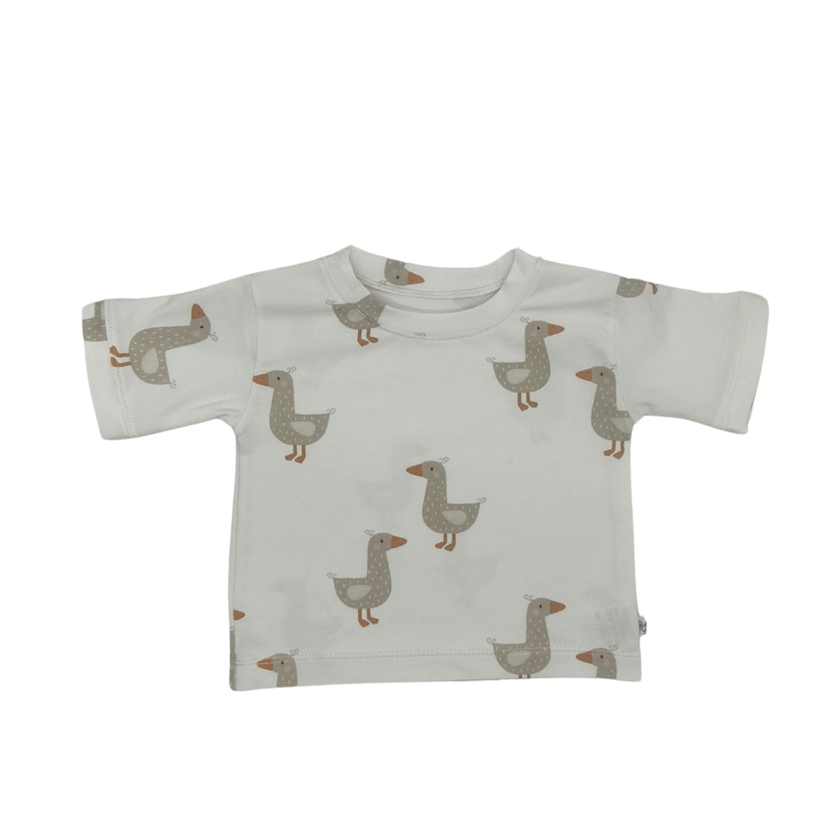 T- Shirt weiß, Gänse