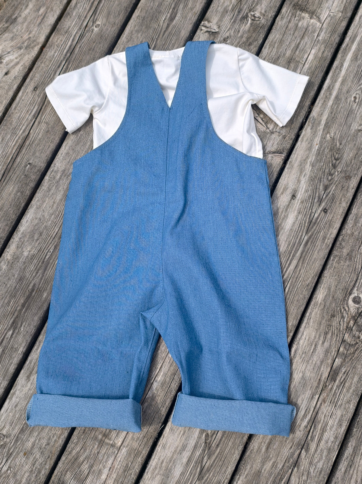 Latzhose "Happy", blau