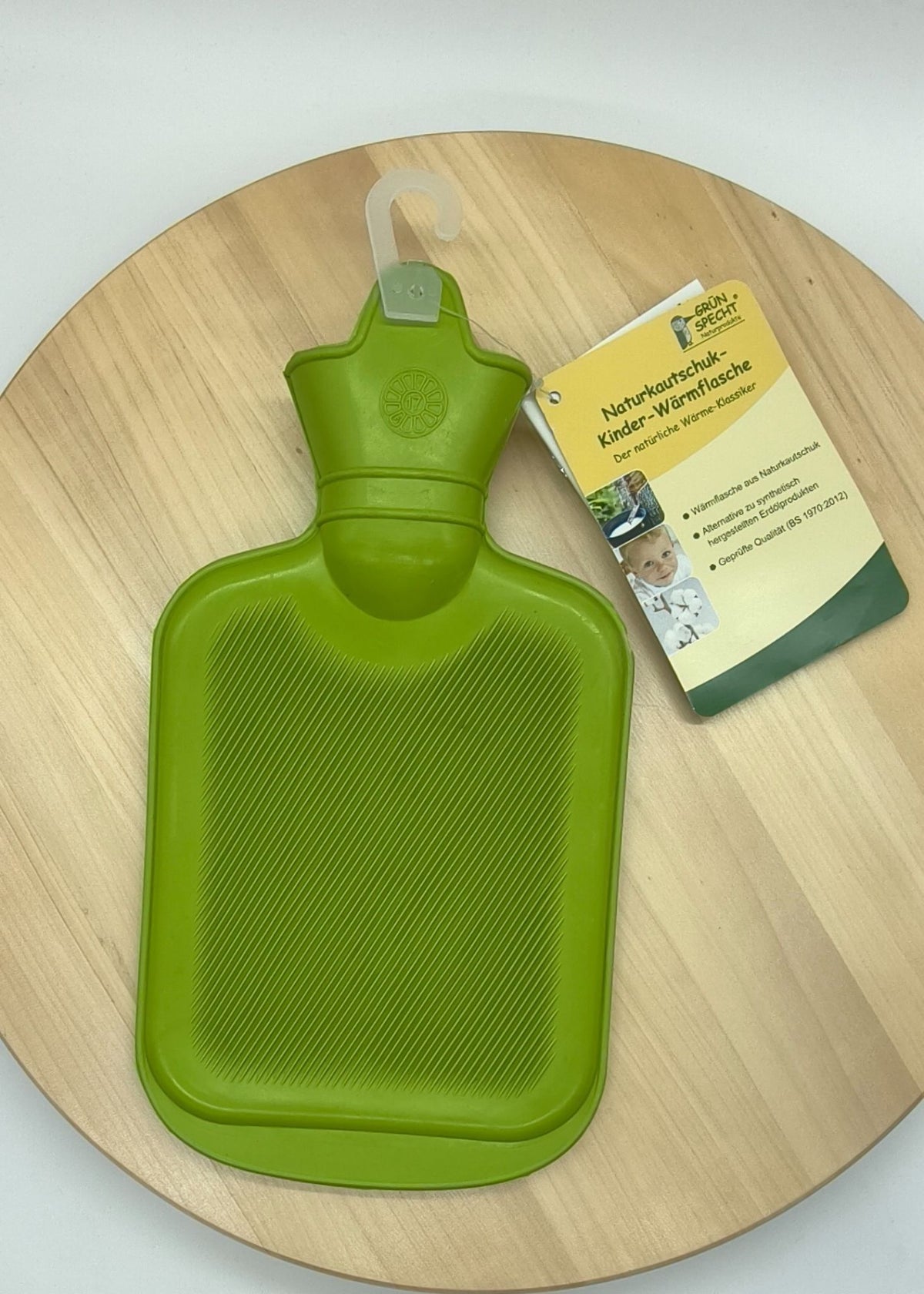 Wärmflasche aus Naturkautschuk