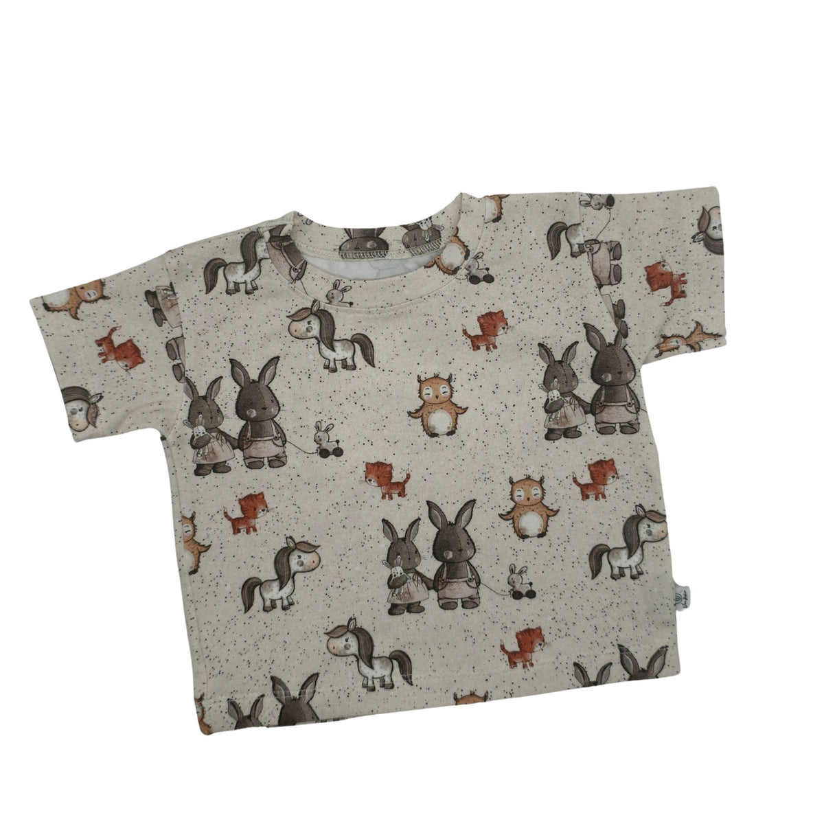 T- Shirt beige, meine ersten Freunde