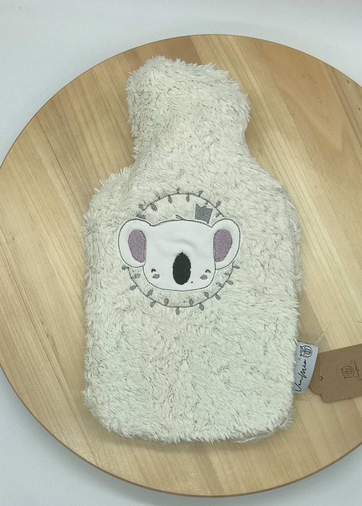 Hülle für Wärmflasche aus Naturkautschuk - natur - Koala