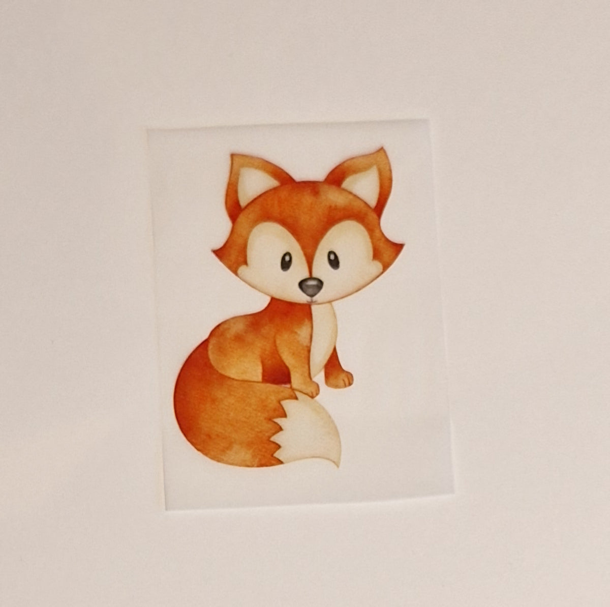 Bügelbild Fuchs mini