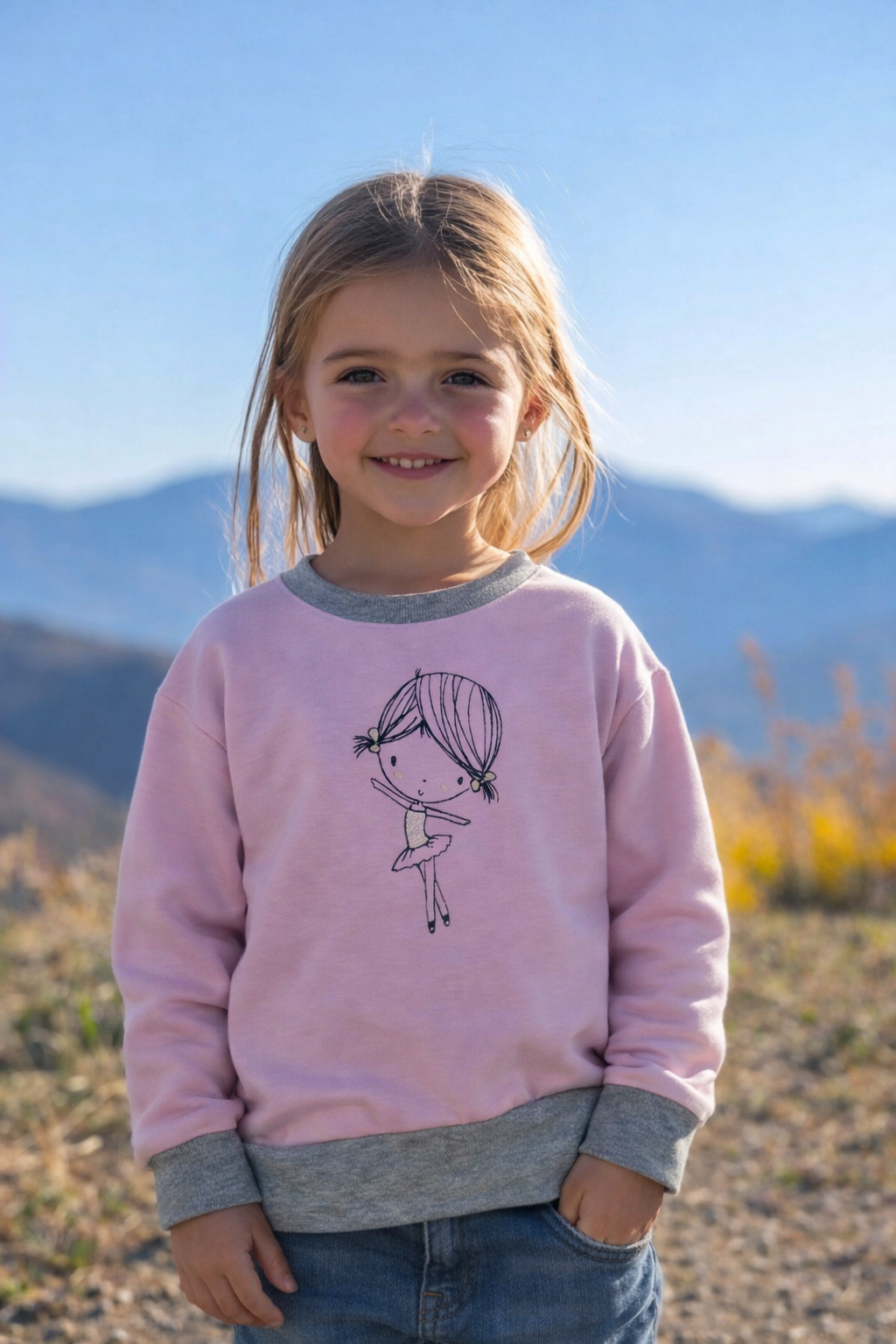 Sweater hellflieder, Ballerina
