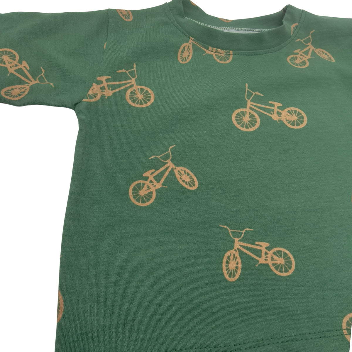 T- Shirt kurz, grün, Mountainbike