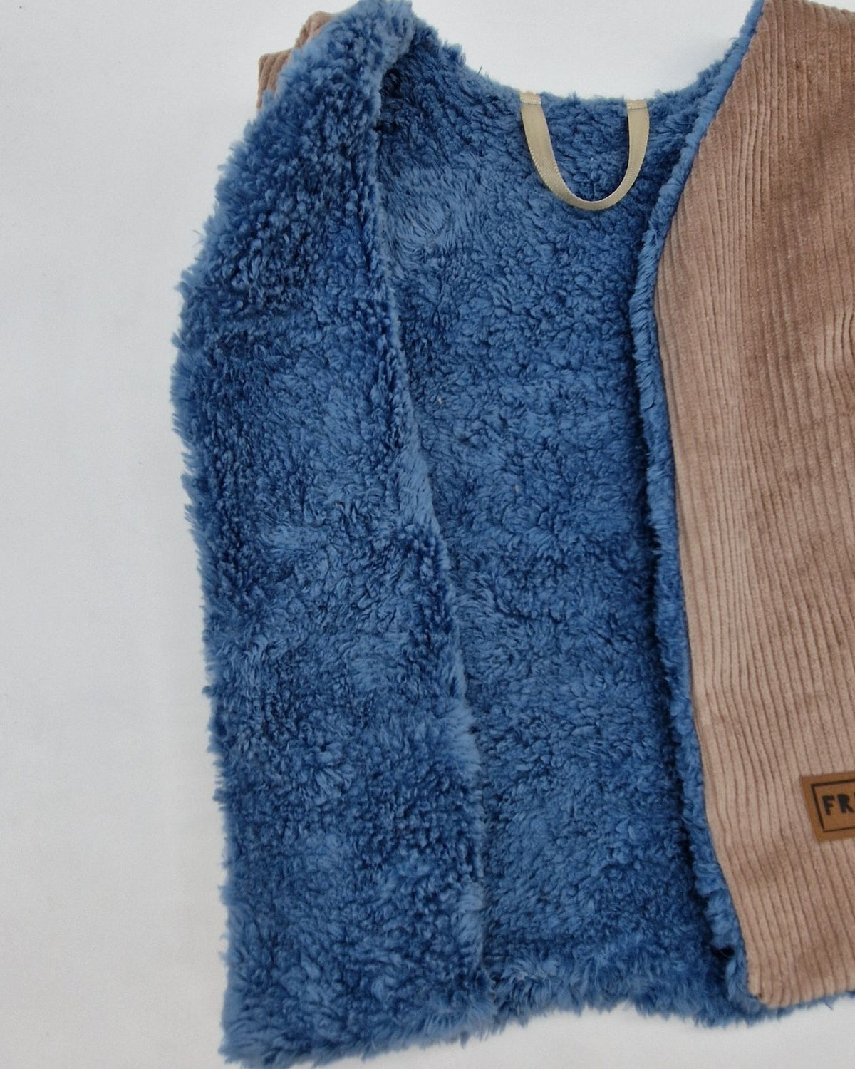 Weste, beige Cord "Frechdachs"
