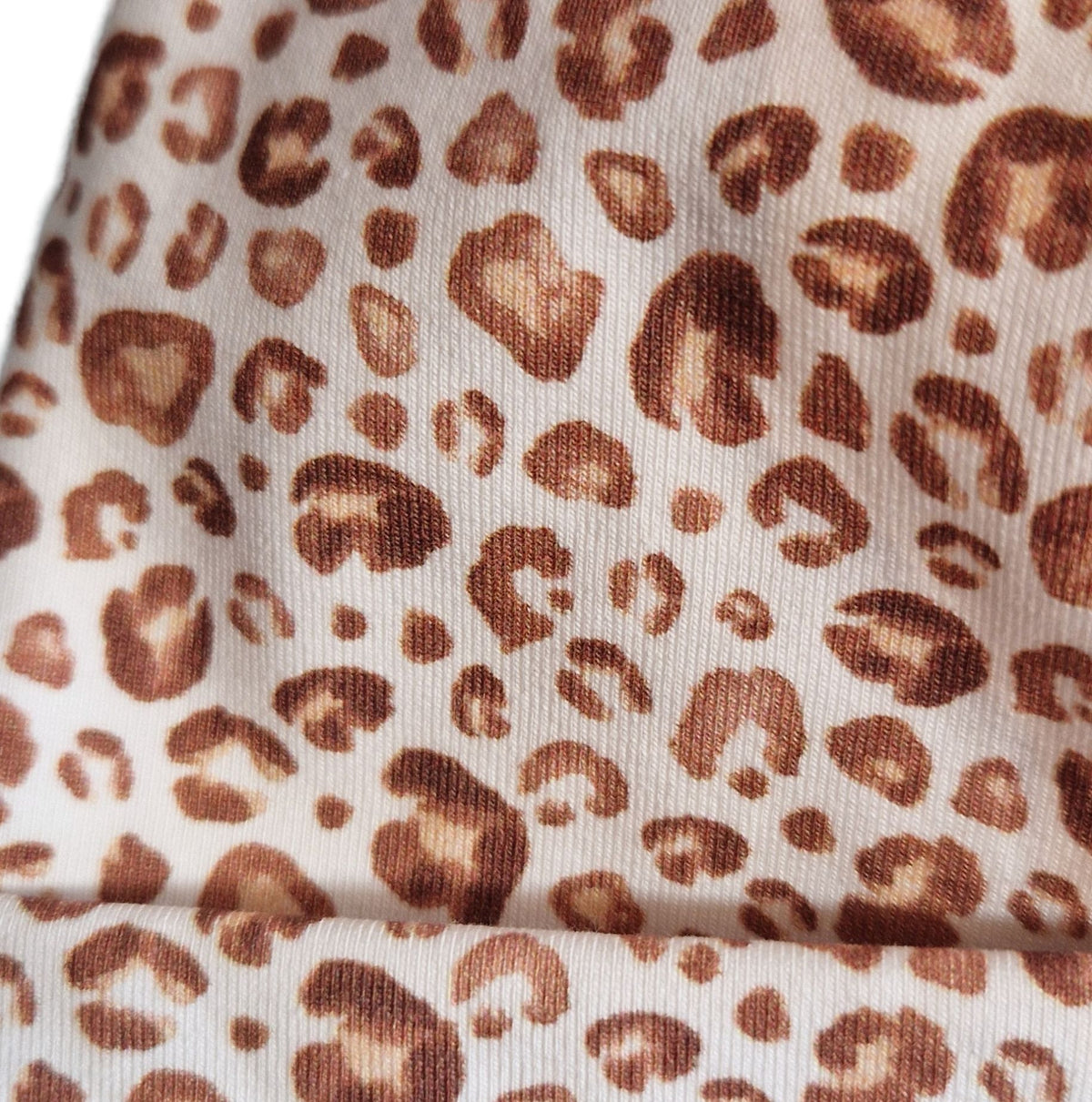 Beanie gefüttert, beige braun Leo